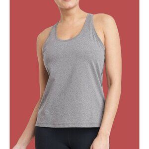 All In Motion - Women's Essential Racerback - Tank Top - Heathered Black - XS